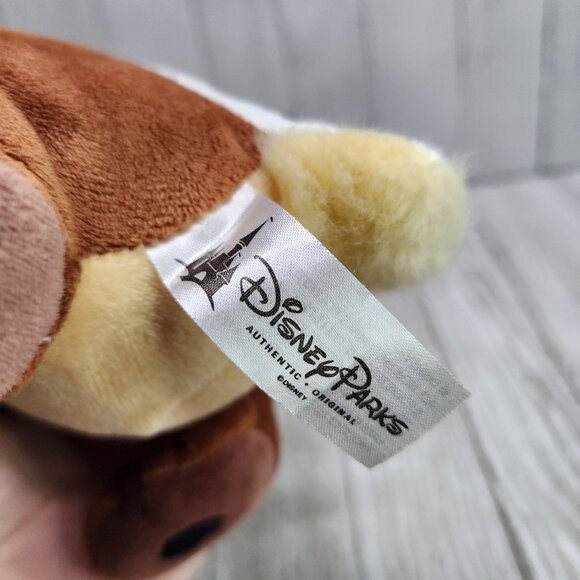 Disney Parks "Chip" Chipmunk Plush 9'' Brown Stuffed Animal Toy - Picture 5 of 8
